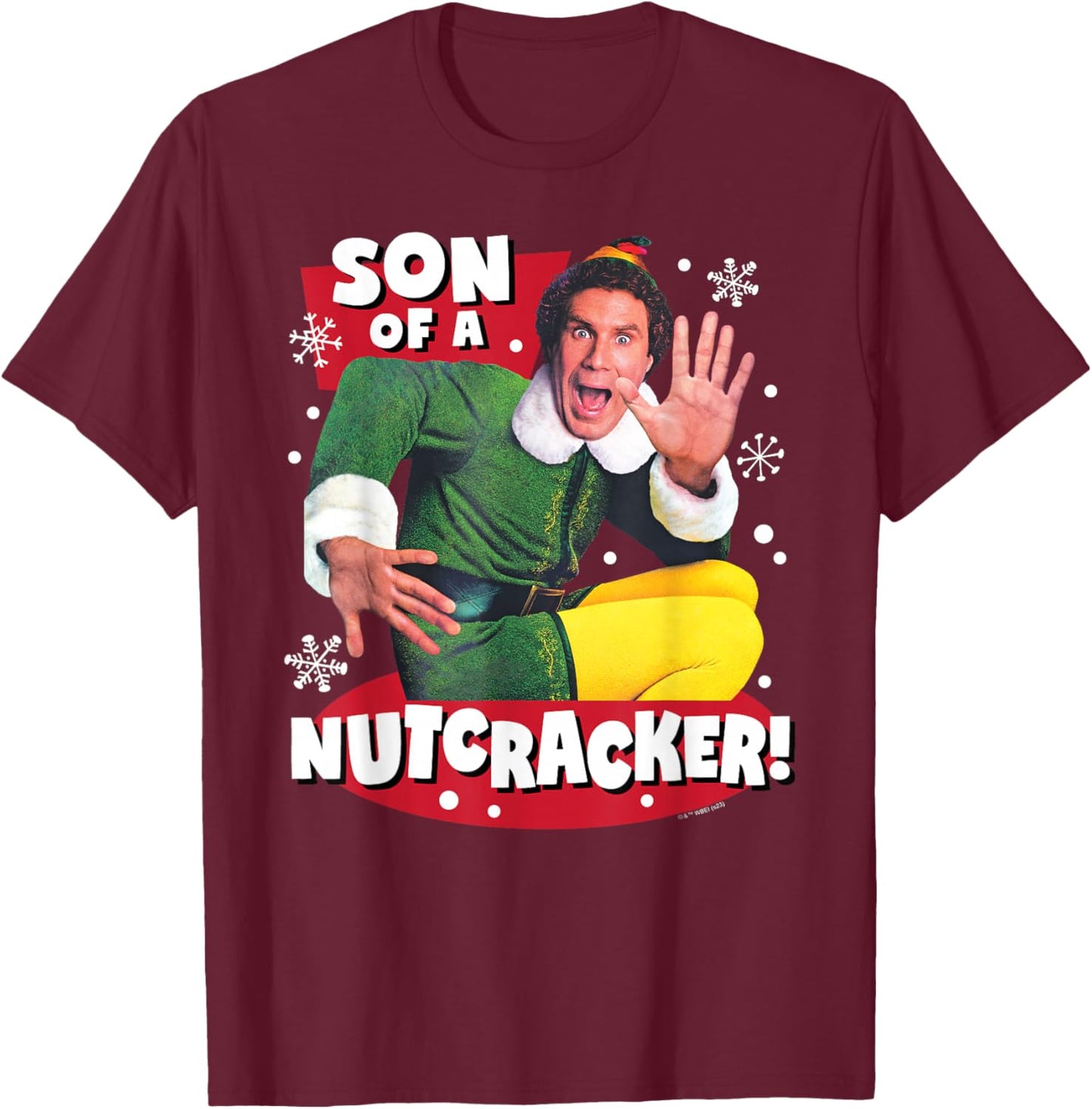 Elf - Son Of A Nutcracker T-Shirt - T-Shirt | Maroon