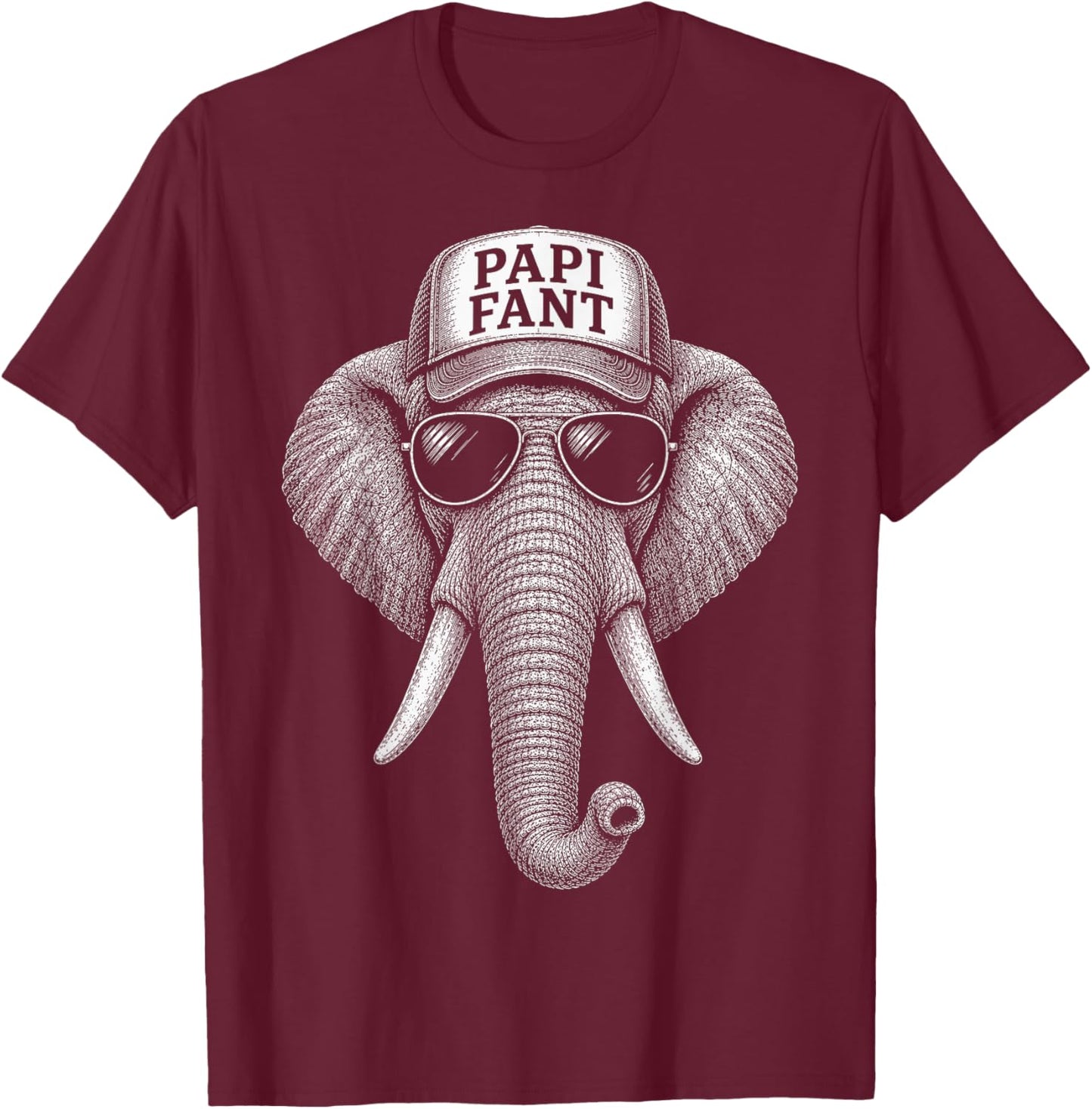 Papa Shirt Lustig Papa Geburtstag Vater Spruch Geschenk Papa T-Shirt - T-Shirt | Maroon
