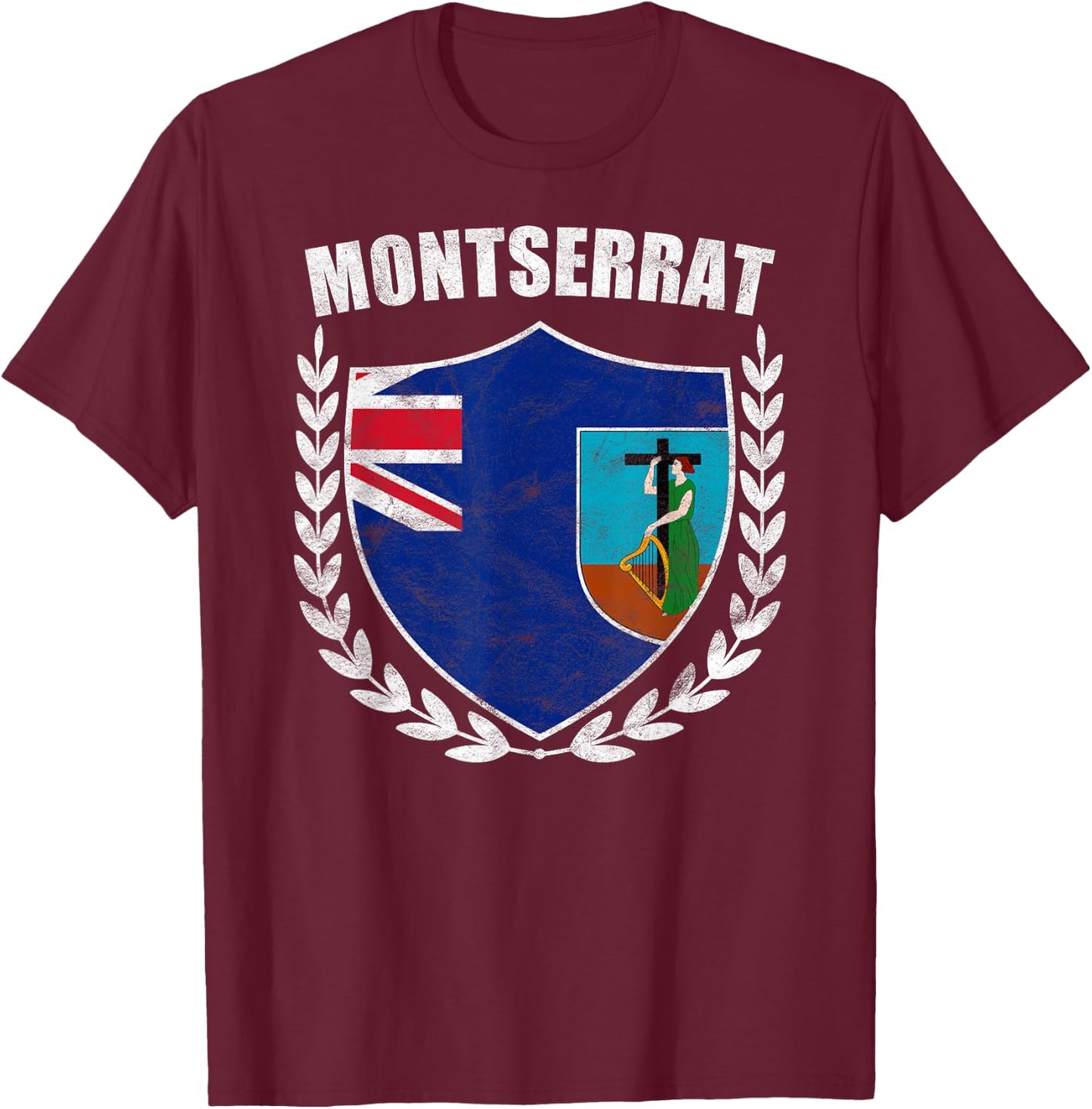 Montserrat T-Shirt - T-Shirt | Maroon