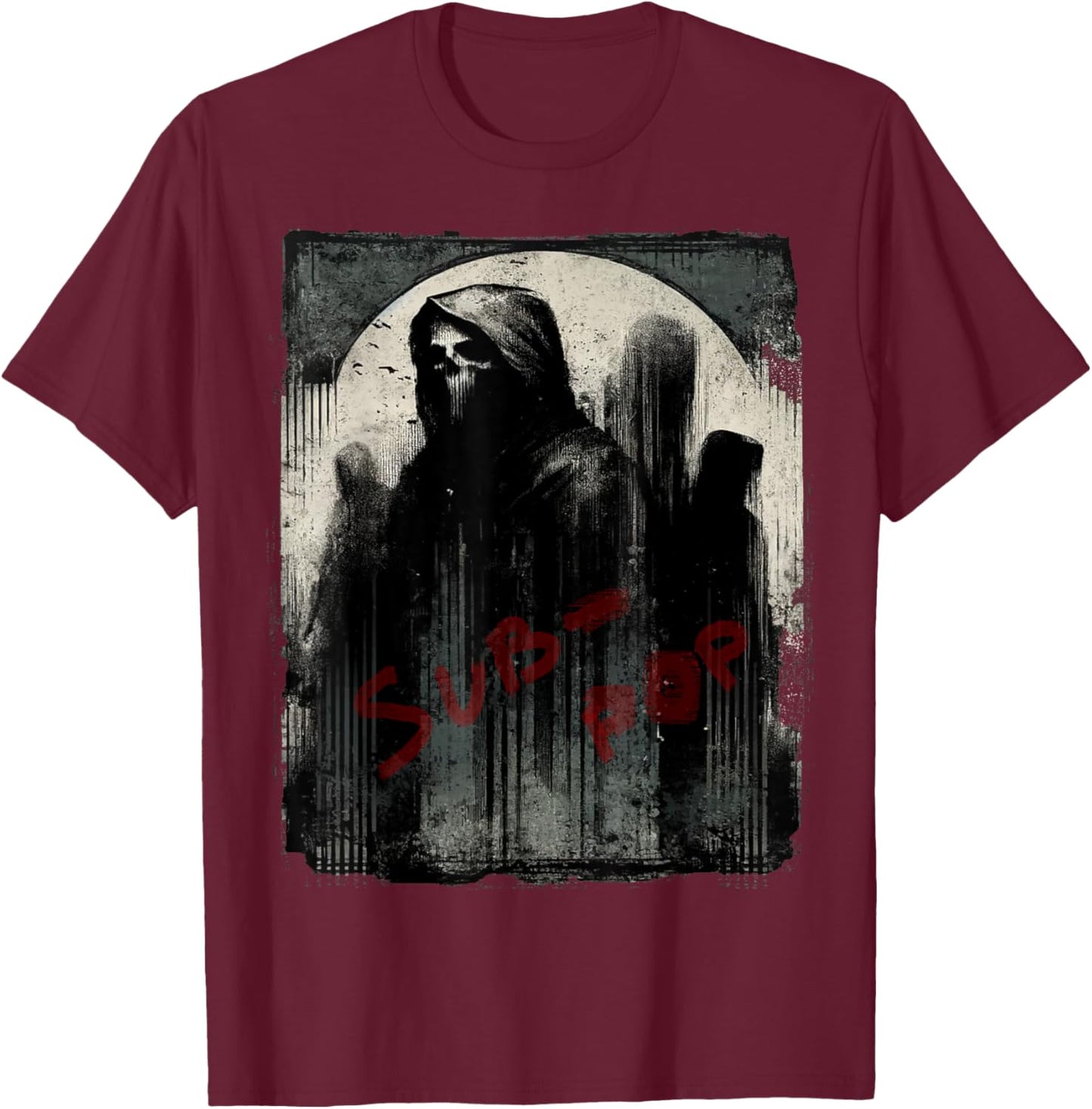 Sub Pop T-Shirt - T-Shirt | Maroon