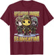 Operation zombie eradication funny Halloween camo soldier T-Shirt - T-Shirt | Maroon