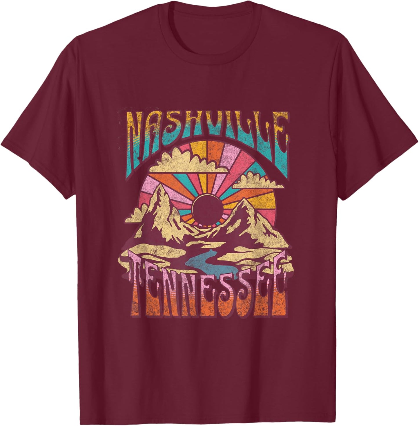 Nashville T-Shirt - T-Shirt | Maroon