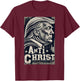 Funny Trump Anti Christ Jesus Christian Faith T-Shirt - T-Shirt | Maroon