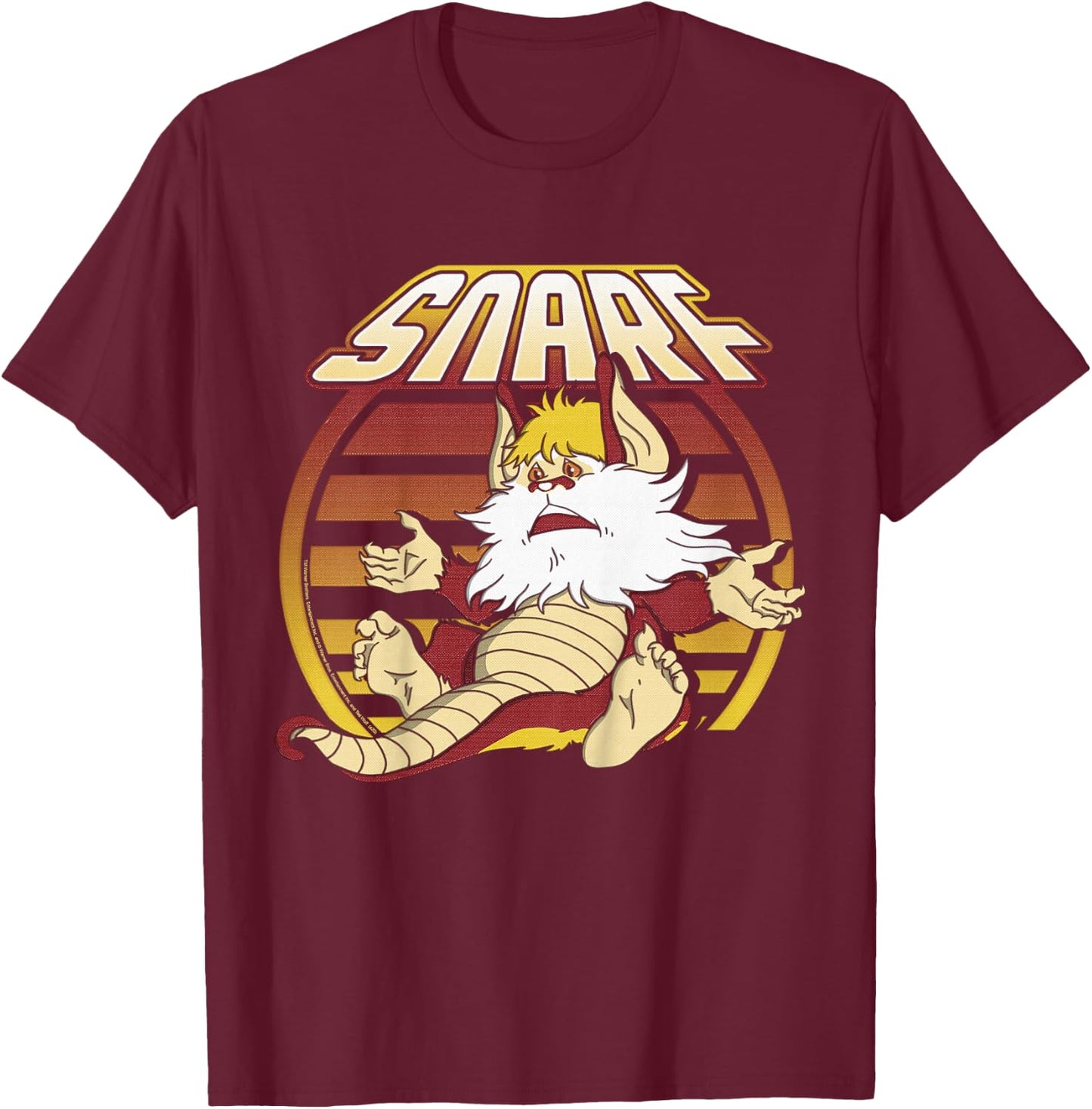Kids ThunderCats Snarf Retro Sunset Portrait T-Shirt - T-Shirt | Maroon