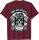 Sons With Arthritis Ibuprofen Chapter Cool Biker Skull T-Shirt - T-Shirt | Maroon