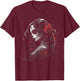 Tattoo Sketch Mexican Art Rose Dia de Los Muertos T-Shirt - T-Shirt | Maroon