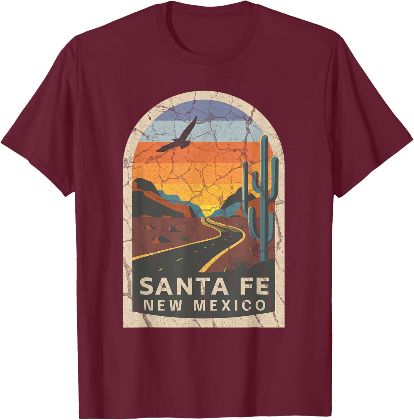 Santa Fe T-Shirt - T-Shirt | Maroon