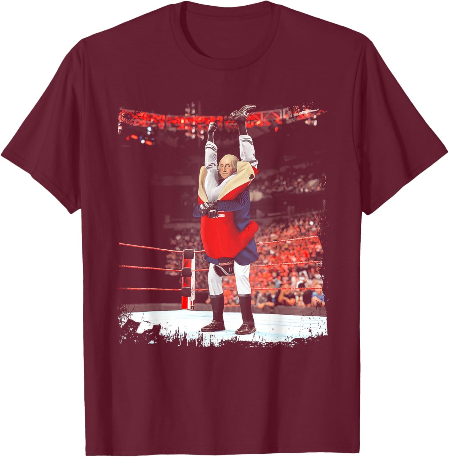 George Washington Wrestling T-Shirt - T-Shirt | Maroon