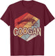 Retro Googan Fish Fishing Vintage Sunset Funny Fisherman Fan T-Shirt - T-Shirt | Maroon