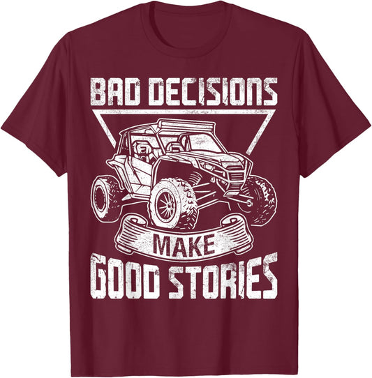 Funny SxS Design Women SxS UTV Side By Side Vehicle T-Shirt - T-Shirt | Maroon