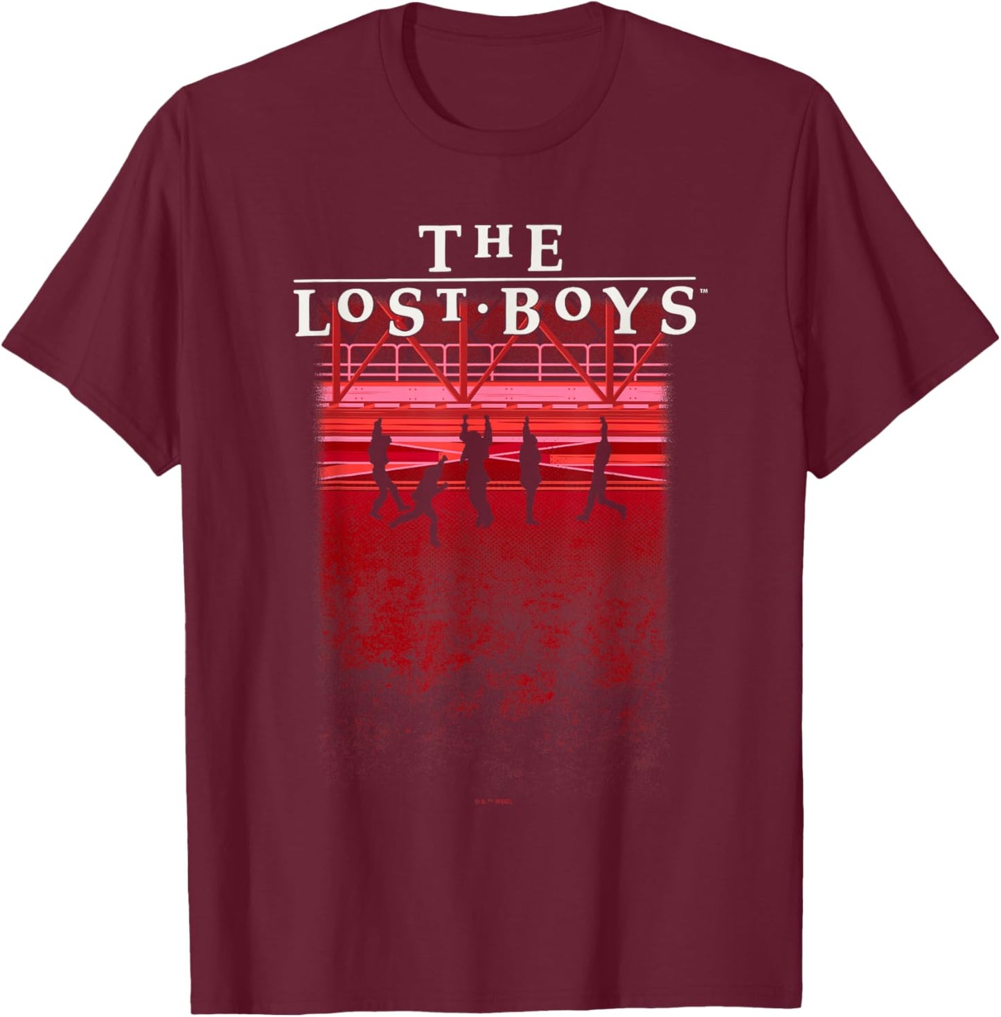 The Lost Boys Hanging Around T-Shirt - T-Shirt | Maroon