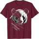 Panda Drawing Animal Abstract Art Panda T-Shirt - T-Shirt | Maroon