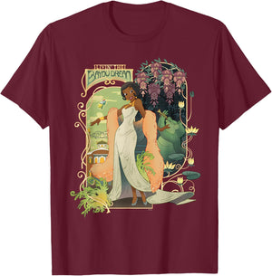 Disney Princess and The Frog Tiana Livin’ The Bayou Dream T-Shirt - T-Shirt | Maroon