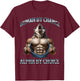 Human By Chance Alpha By Choice Alpha Wolf Funny Meme Cool T-Shirt - T-Shirt | Maroon