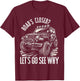 Offroad Racing Dad SxS 4X4 Off-Roading SUV UTV Car Lovers T-Shirt - T-Shirt | Maroon