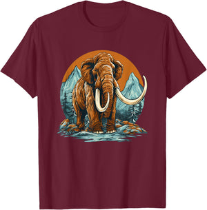 Ice age mammoth costume for mammoths lovers T-Shirt - T-Shirt | Maroon