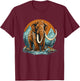 Ice age mammoth costume for mammoths lovers T-Shirt - T-Shirt | Maroon