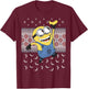 Despicable Me Minions Banana Ugly Christmas T-Shirt - T-Shirt | Maroon