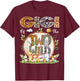 Gigi Of The Two Wild Animal Safari 2Nd Birthday Party T-Shirt - T-Shirt | Maroon