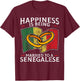 Senegalese Wedding Republic of Senegal Roots Flag Married T-Shirt - T-Shirt | Maroon