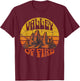 Valley Of Fire T-Shirt - T-Shirt | Maroon