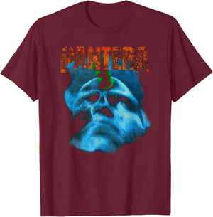 Pantera Herren Vintage Far Beyond Driven Schwarz S EU 38/40 V-Ausschnitt Halbarm Klassische Passform Einfarbig 100% Baumwolle T-Shirt - T-Shirt | Maroon