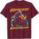 Racing Motorbike T-Shirt - T-Shirt | Maroon