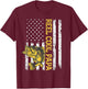 Father's Day Gifts Funny Fishing Reel Cool Papa Dad Joke Men T-Shirt - T-Shirt | Maroon