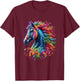 Autism Awareness Different Horses T-Shirt - T-Shirt | Maroon