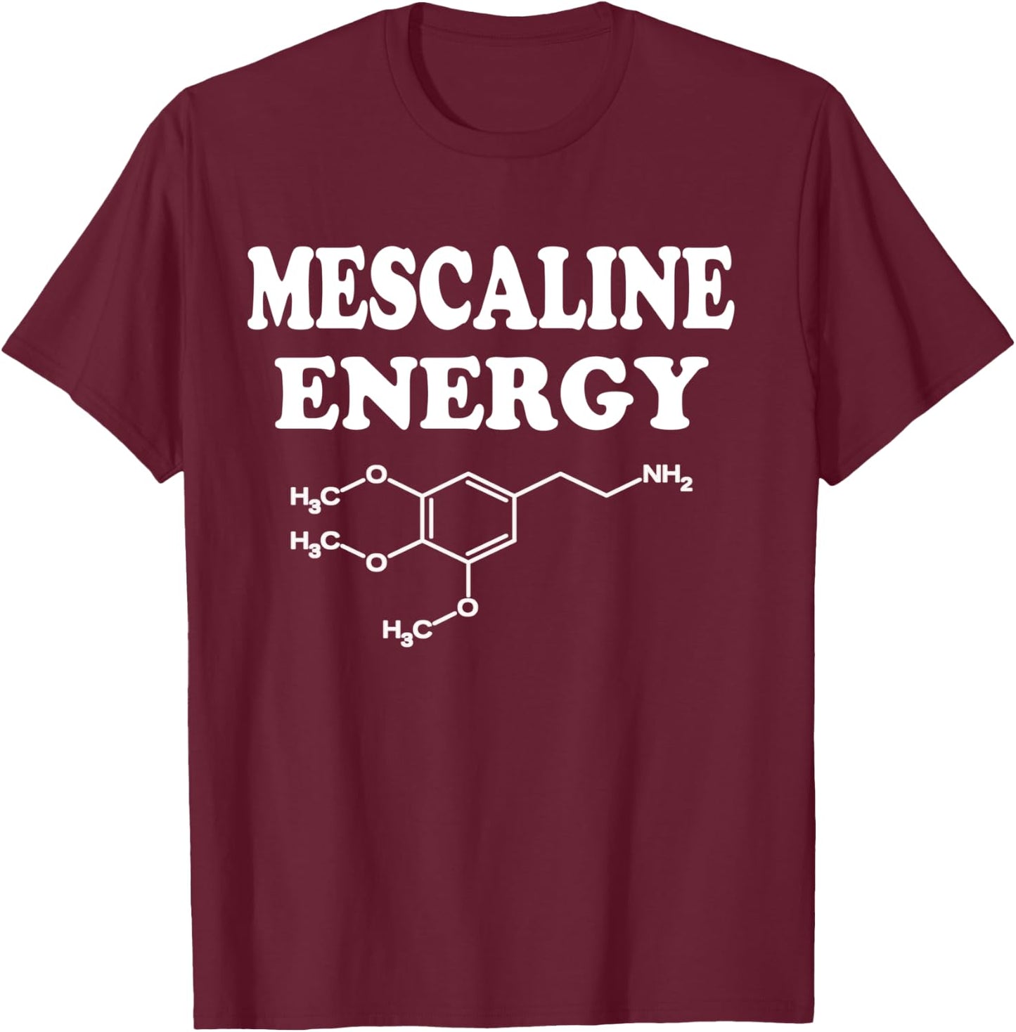 Funny Psychedelic Peyote Rave Party Mescaline T Shirt LSS T-Shirt - T-Shirt | Maroon