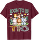 Soon To Be Tio Animal Safari Jungle Gender Reveal T-Shirt - T-Shirt | Maroon