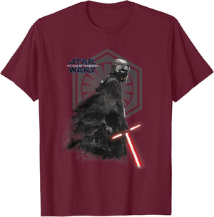 Star Wars The Rise Of Skywalker Kylo Ren Vader Remains T-Shirt - T-Shirt | Maroon