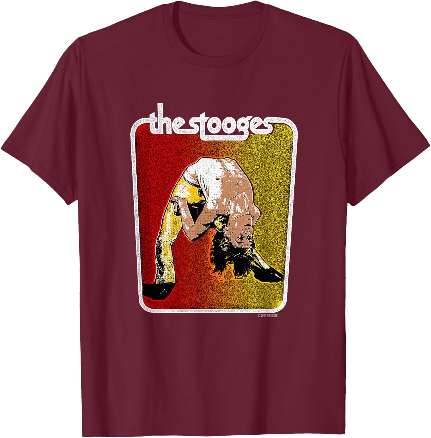 Iggy Pop - Iggy and the Stooges Backbend T-Shirt - T-Shirt | Maroon
