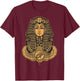 Large Sphinx Drawing - Egyptian God Pharaoh Sphinx Animal T-Shirt - T-Shirt | Maroon