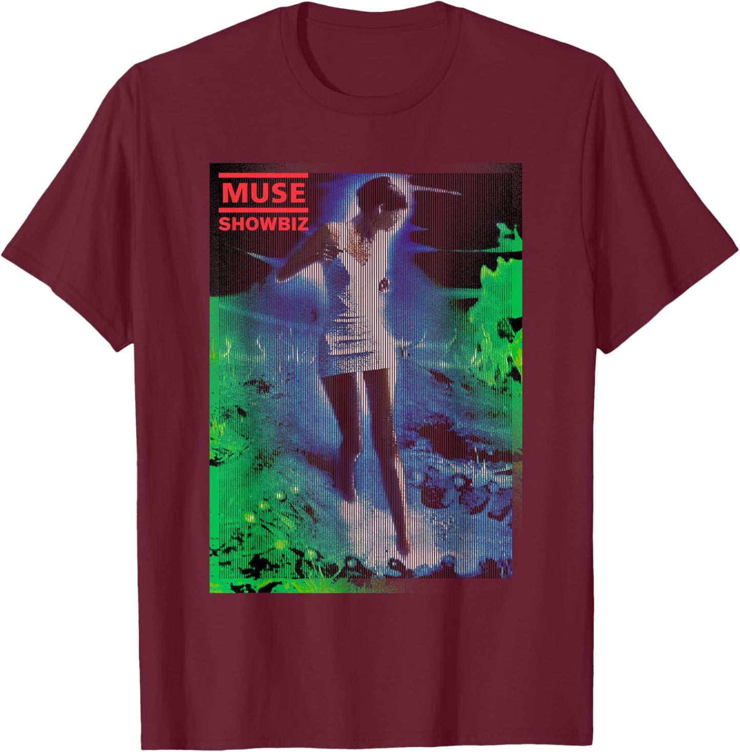 Muse Showbiz Glow T-Shirt - T-Shirt | Maroon
