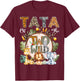 Tata Of The Two Wild Animal Safari 2Nd Birthday Party T-Shirt - T-Shirt | Maroon