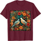Two Turtle Doves T-Shirt - T-Shirt | Maroon