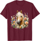 Palomino Horse T-Shirt - T-Shirt | Maroon