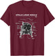 Lunar Module First Moon Landing 1969 T-Shirt - T-Shirt | Maroon