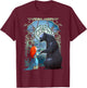 Disney Pixar Brave Merida and Bear Profile Portrait Small T-Shirt - T-Shirt | Maroon