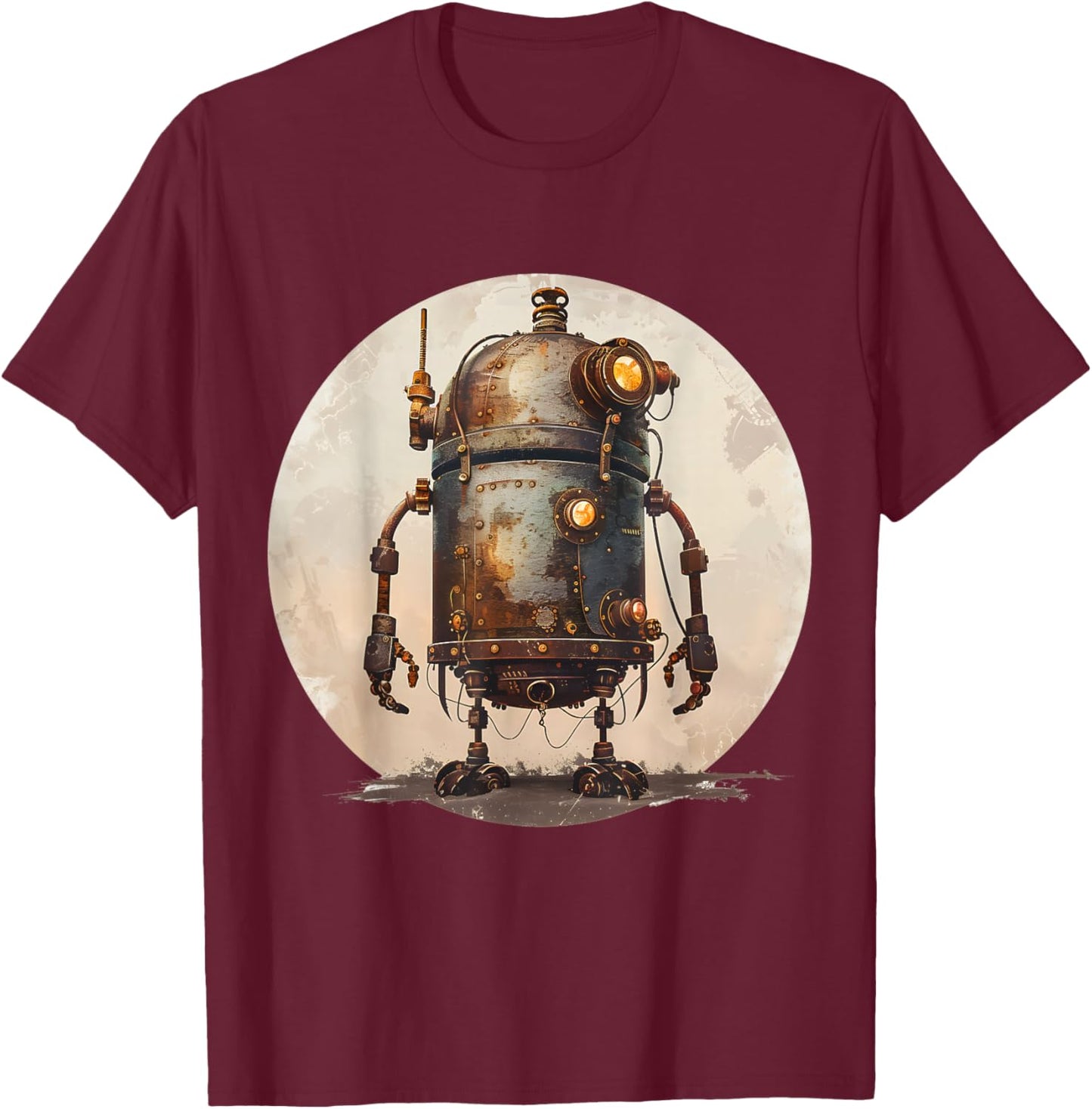 Technology Robotics Design , Small, Black T-Shirt - T-Shirt | Maroon