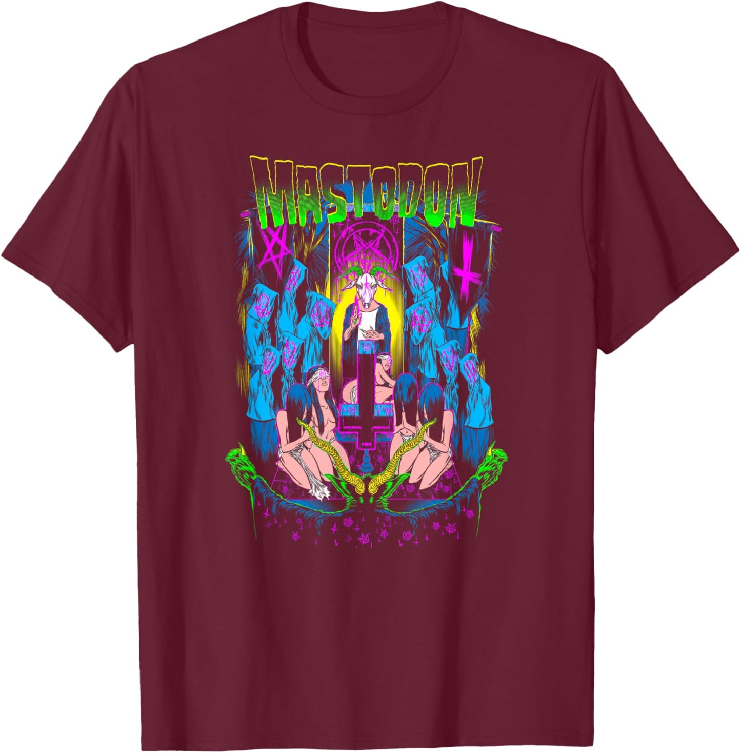 Mastodon Unholy Ceremony T-Shirt - T-Shirt | Maroon