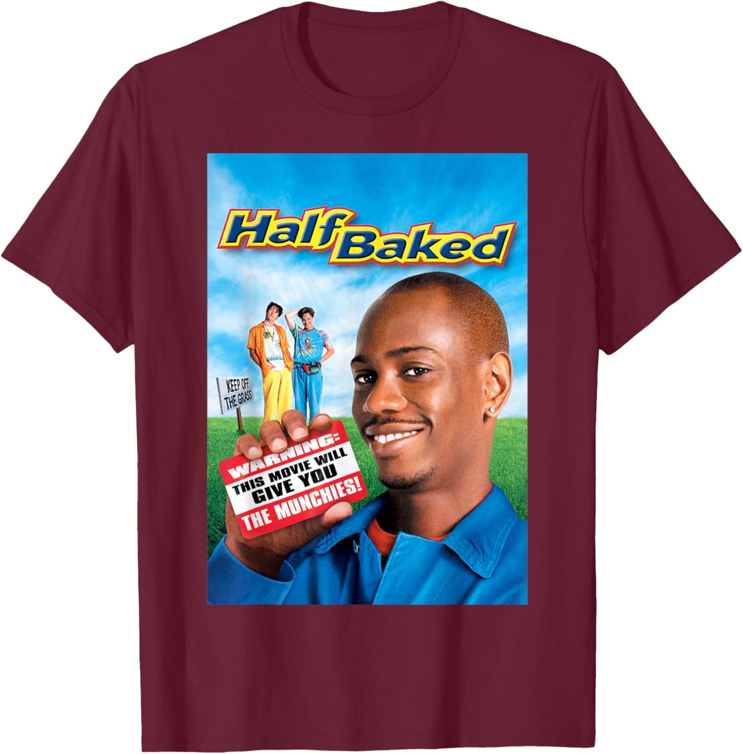 Half Baked Munchies T-Shirt - T-Shirt | Maroon