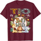 Tio Of The Two Wild Animal Safari 2Nd Birthday Party T-Shirt - T-Shirt | Maroon