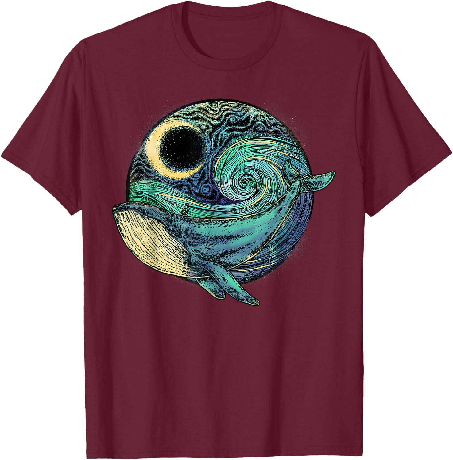 environmentalism, Humpback Whale, for conservation T-Shirt - T-Shirt | Maroon