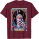 The Last Straw Funny Tarot Card T-Shirt - T-Shirt | Maroon