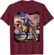 Donald Trump T Rex Dinosaur White House US America President T-Shirt - T-Shirt | Maroon