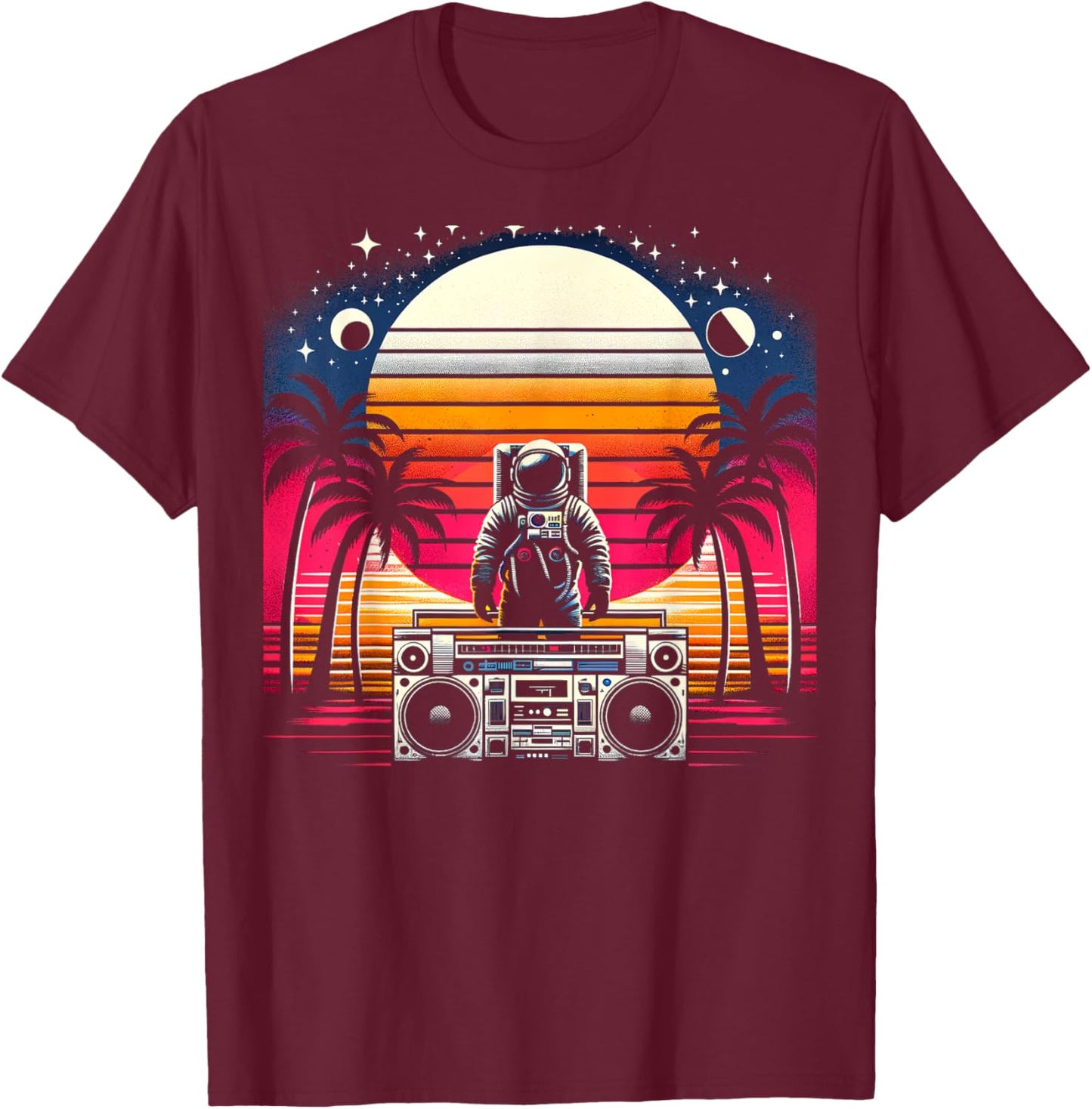 CosmoBeat | Men Women (S-6XL) | Graphic T-Shirt - T-Shirt | Maroon