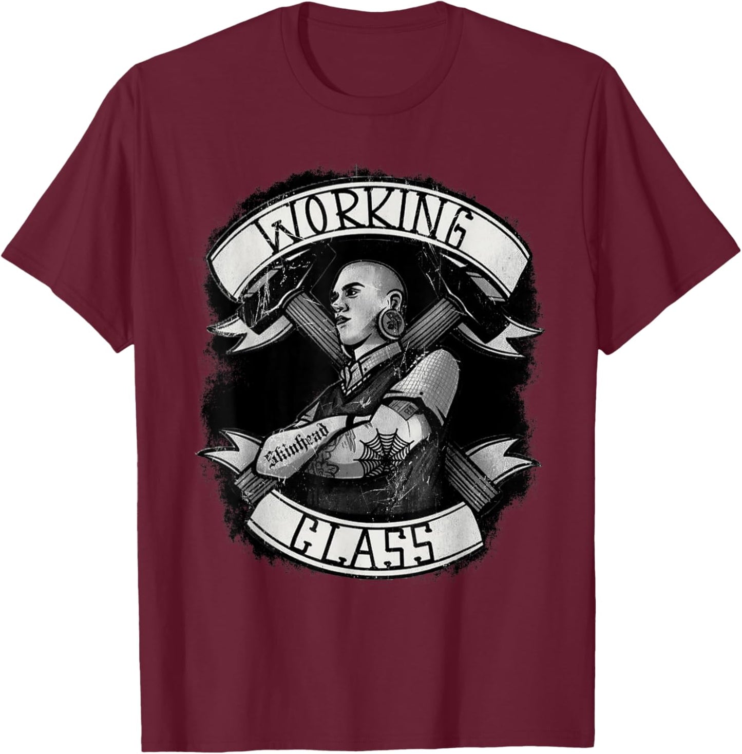 Oioioi Skinheads, Skinheads Outfit T-Shirt - T-Shirt | Maroon