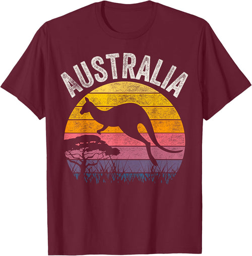 Australia Day Shirt Funny Australian Kangaroo Vintage